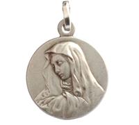 MEDAGLIA DELLA SANTISSIMA TRINITA' IN ARGENTO MASSICCIO 925