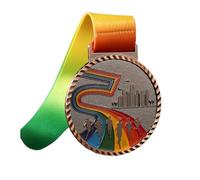 Medaglia di Partecipazione, Medaglia del Vincitore Ampiamente Utilizzata in Lega di Zinco Lucentezza Brillante per la Festa (Rame)