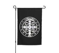 Medaglia di San Benedetto 12x18 pollici per decorazione esterna da giardino