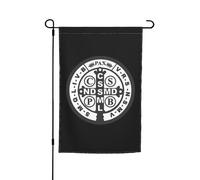 Medaglia di San Benedetto 12x18 pollici per decorazione esterna da giardino