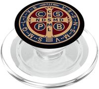 Medaglia di San Benedetto Benedetto Benedetto Cattolico PopSockets PopGrip per MagSafe