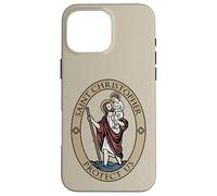 Medaglia di San Cristo Portatore di Cristo Custodia per iPhone 16 Pro Max