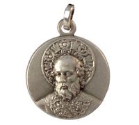 MEDAGLIA DI SAN NICOLA DI BARI IN ARGENTO 925 MILLESIMI