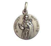 MEDAGLIETTA " SANTA BRIGIDA " IN ARGENTO 925 - NUOVA