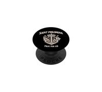Medaglia di Santa Filomena Religioso Charm per Devographic PopSockets PopGrip Adesivo