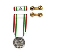 Medaglia e/o Nastrino Argento al Merito Croce Rossa Italiana + Clip