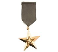 Medaglia militare a forma di stella - Oro - Taglia Unica