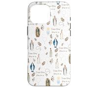 Medaglia Miracolosa Madonna di Fatima con Croce Vergine Maria Mariana Custodia per iPhone 16 Pro Max