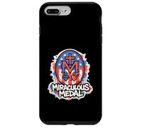 Medaglia Miracolosa Mariana Nostra Signora Cattolica Americana Custodia per iPhone 7 Plus/8 Plus