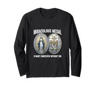 Medaglia Miracolosa Mariana Nostra Signora Cattolica Maglia a Manica