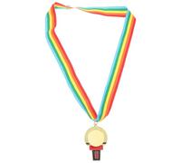 Medaglia per Concorso Canoro per Ragazzo Ragazza Laccetto in Lega di Zinco | Superficie Liscia e Colore Brillante, Design Delicato Bordi Arrotondati, per Scuole e Feste