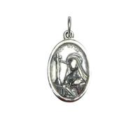Medaglia Santa Rita 2,5 cm Argento Sterling 925