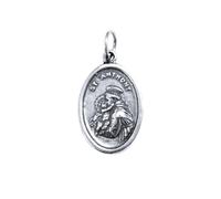 Medaglia Sant'Antonio 2,5 cm Argento Sterling 925