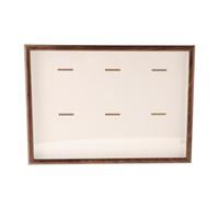 Medaglia Scatola Ombra Cornice in Legno da collezione per Insignia Pins