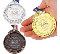 Medaglie Personalizzate per Premi - Ordina da 1 a 100 Pezzi Medaglie Personalizzate in Oro, Argento e Bronzo all'Ingrosso per Sport, Programmi Scolastici, Premi per Ufficio e Riconoscimento dei Dipend