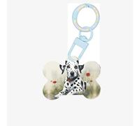 Medaglietta dalmata per cani a forma di osso a doppia faccia modello identificativo per cani Medagliette identificative per cani a forma di osso Tag per cani