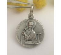 MEDAGLIETTA " SAN GABRIELE " IN ARGENTO MASSICCIO 925 - NUOVA