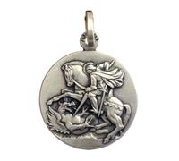 MEDAGLIETTA " SAN GIORGIO " IN ARGENTO 925 - NUOVA