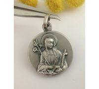 MEDAGLIETTA "SANTA CATERINA DA SIENA" IN ARGENTO 925