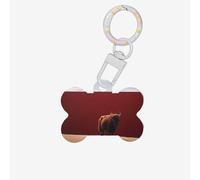 Medagliette identificative per animali domestici The Tauren Under The Red Wall Personalizzate Medagliette per cani e Cat Tags, a forma di osso, in acrilico, bianco, piccole