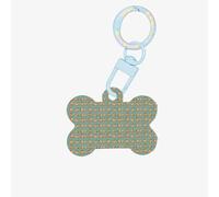 Medagliette per cani a forma di osso con stampa di carlino yoga su entrambi i lati ciondoli personalizzati per cani e gatti
