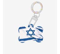 Medagliette per cani con bandiera israeliana per animali domestici, in acrilico a forma di osso, perfette per cani e gatti di piccola e grande taglia, carino e funzionale
