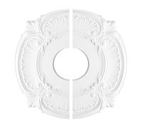 Medaglione a soffitto diviso - piastra di copertura del soffitto vintage | Medallion Ring Home Lighting | LIGHTING CEILLING COPERCHIO PER IL SOGGIETTI, RISTATI, BIBLIECHERE E SCUOLE