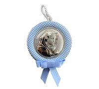Medaglione Capoculla Innocenti Argenti Madonna Ferruzzi Celeste