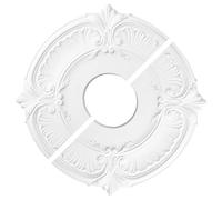 Medaglione Da Soffitto Per Lampadario - Copri Lampada Split Per Soffitto Con Placca - Rifiniture In PU Adesive Per Lampada Per Camera Da Letto Biblioteca Soggiorno Ristorante