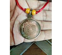 Medaglione talismano pendente Shri yantra per una vita spirituale felice e di...