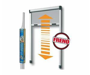 MEDAL - BAZAR ZANZARIERA AVVOLGIBILE VERTICALE CON FRIZIONE BIANCO 140X170 CM.