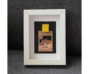 Medal Boxphotograph incornicia la cornice profonda della scatola per visualizzare le medaglie di guerra/militari/sport