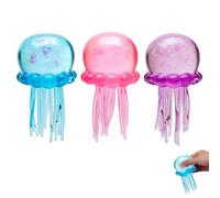 Medalle Squishy - Giocattolo da schiacciare, 2 pezzi, antistress Relief Sensory Ball agisce come ansia e ha un rapido recupero dell'azione per adulti, non Edible (blu + viola + rosa)