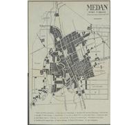 Medan Indonesia Map Journal: Vintage Map Notebook