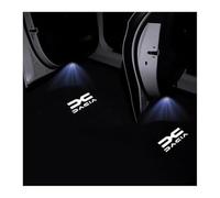 MEDAPI 2 Pezzi Luci Proiettore Porta per Dacia Duster Logan MCV Sandero Stepway Dokker Lodgy, Luce di Benvenuto Illuminazione Sottoscocca Auto Luci Portiera Accessories