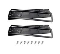 MEDAPI 2 Pezzi Porta Targa Auto per MG ZS 2017-2025, Set Portatarga Telaio Targa della Supporto Targa Targhe Auto Accessorio