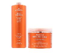 Medavita Beta Refibre Kit Formato Grande: Shampoo e Maschera - Riparazione Intensiva per Capelli Danneggiati