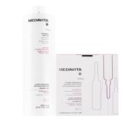 Medavita Velour Shampoo Lenitivo 1000ml e Fiale Cute Irritata 12x6ml