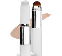 Medazy Color Changing Foundation Stick, Double-Headed Lightweight Foundation Stick for Flawless Coverage, Long-Lasting Matte Finish for All Skin Tones (Dark Skin)