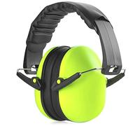 MEDca Cuffie Protezione Udito - Colore Verde Lime Protezione per Udito e Cancellazione del Rumore Cuffie con Riduzione Antirumore Sicura, Adatte a Bambini e Adulti, Perfette per Sparare, Cacciare