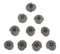 MEDca Ricevitore Standard Tulip Domes Compatibile con GN Resound Sure Fit 10-Pcs Universale Punta Invisibile Sostituzione Ear Domes per BTE PSAP sport e l'outdoor