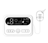 Medcodes Aspiratore nasale bambino, luce notturna e melodie sedative