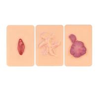 MedEduQuest Istruttore per l'imballaggio delle ferite, modello per ferite iperplasia, per educazione medica, strumento dimostrativo per la cura delle ferite, 3 pezzi