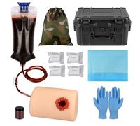 MedEduQuest Kit per Addestramento di Medicazione per Ferite e Laccio Emostatico, Addestramento per Laccio Emostatico per il Controllo Dell'emorragia - Scatola Tattica