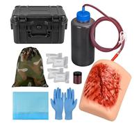 MedEduQuest Kit per Addestramento di Medicazione per Ferite e Laccio Emostatico, Addestramento per Laccio Emostatico per il Controllo Dell'emorragia - Scatola Tattica