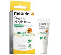 Medela Balsamo per capezzoli Organic e Vegan, Crema per Capezzoli Lenitiva e Nutriente per Mamme che Allattano, a Base di Ingredienti Naturali e Sicuri, Rapido Sollievo per Capezzoli Dolenti, 7 g