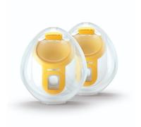Medela Coppe Raccoglilatte Hands-Free, Compatibili con Tiralatte Elettrici Freestyle Flex e Swing Maxi, 1 Set con 2 Coppe, Bianco