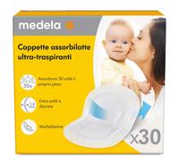 Coppette assorbilatte ultra-traspiranti 30 pezzi