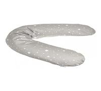 Medela Cuscino per Allattamento e Gravidanza Imbottitura di Soffici Microperle di Polistirene Espanso Comfort dalla Gravidanza alla Nascita e Ancora Oltre, Grigio con Stelle