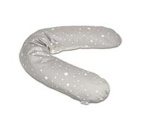 Medela Cuscino per gravidanza e allattamento, con imbottitura in microsfere in EPS, per il comfort dalla gravidanza al parto e oltre, in grigio con stelle